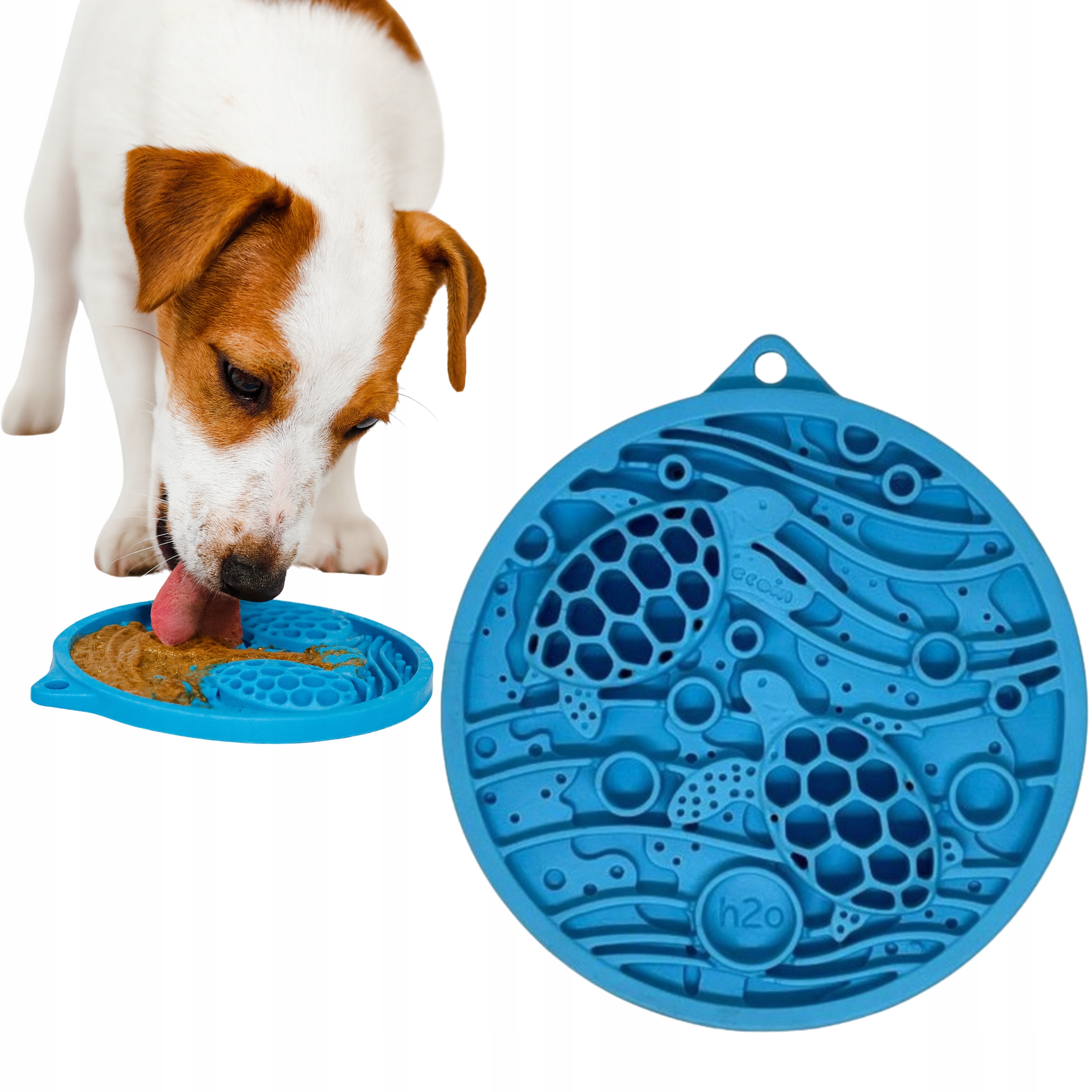 Levně Lízací podložka s přísavkami pro psa SodaPup Turtle eMat Želva Mini