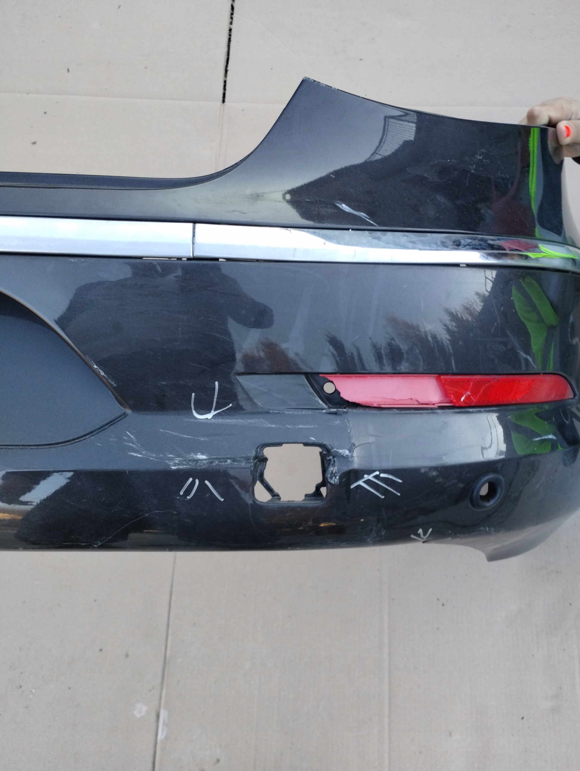 VW PASSAT CC 08-12 Stoßstange heck 3C8807421
