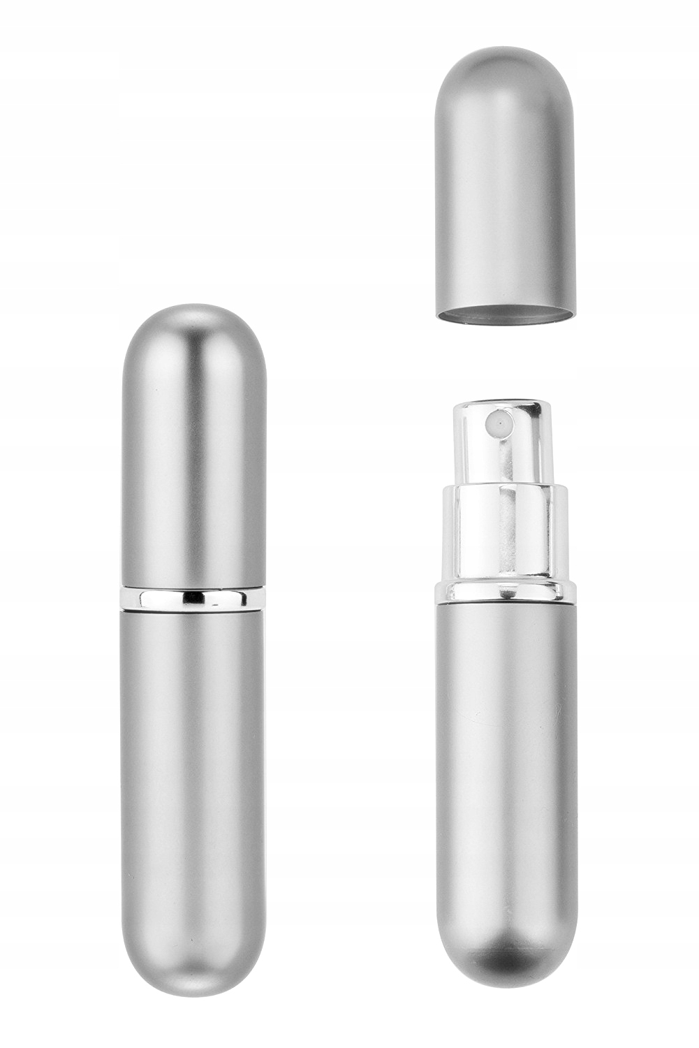 

Atomizer Podróżny Do Perfum Fiolka Na 6ml Srebrny