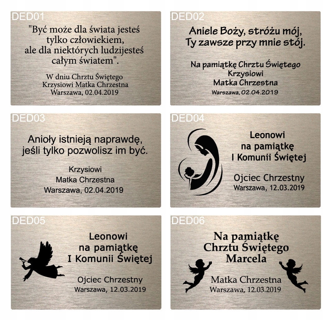 Dedykacja Dedykacje Życzenia