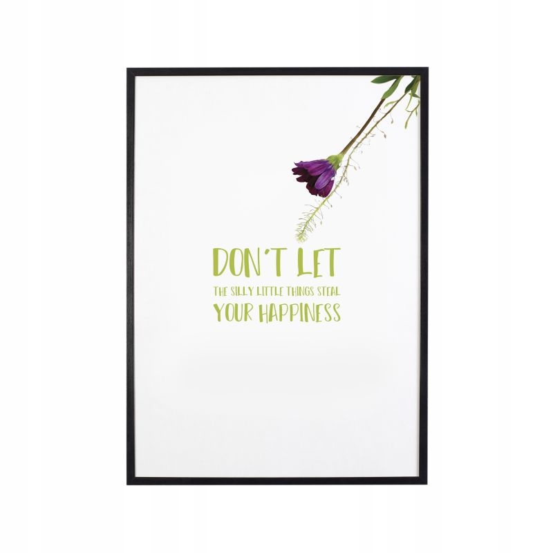 

Plakat w ramie duży 40x60cm don't let