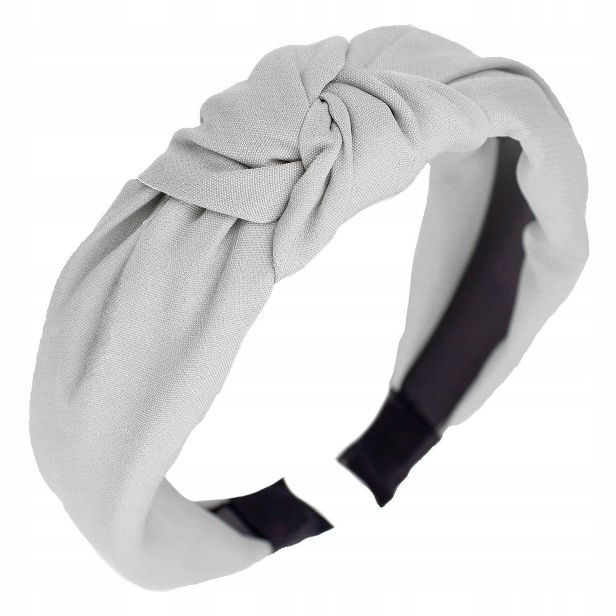 

Opaska Do Włosów szara Turban węzeł Supeł