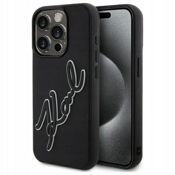 Karl Lagerfeld KLHCP15X3DRKSDLK iPhone 15 Pro Max 6.7" czarny/black ha