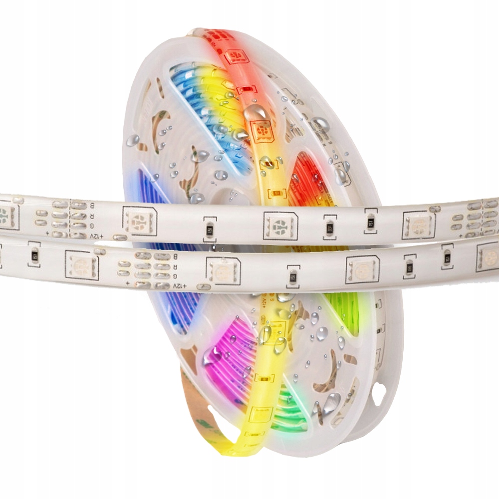 Taśma LED RGB Kolorowa SMD 5M Multikolor IP63
