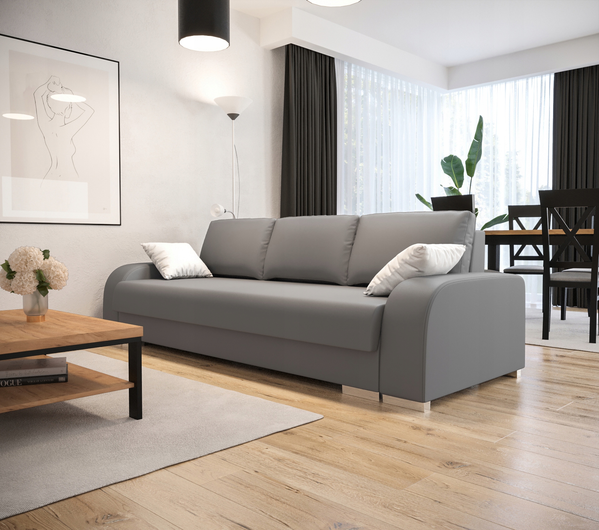 Rozkládací pohovka do obývacího pokoje 250 KS09 O-sofa