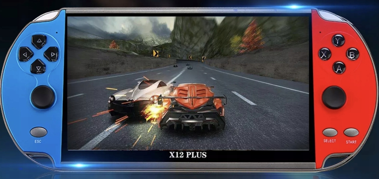 X12PLUS PODWÓJNY JOYSTICK RĘCZNA KONSOLA GIER 7" Kod producenta KONSOLA PRZENOŚNA