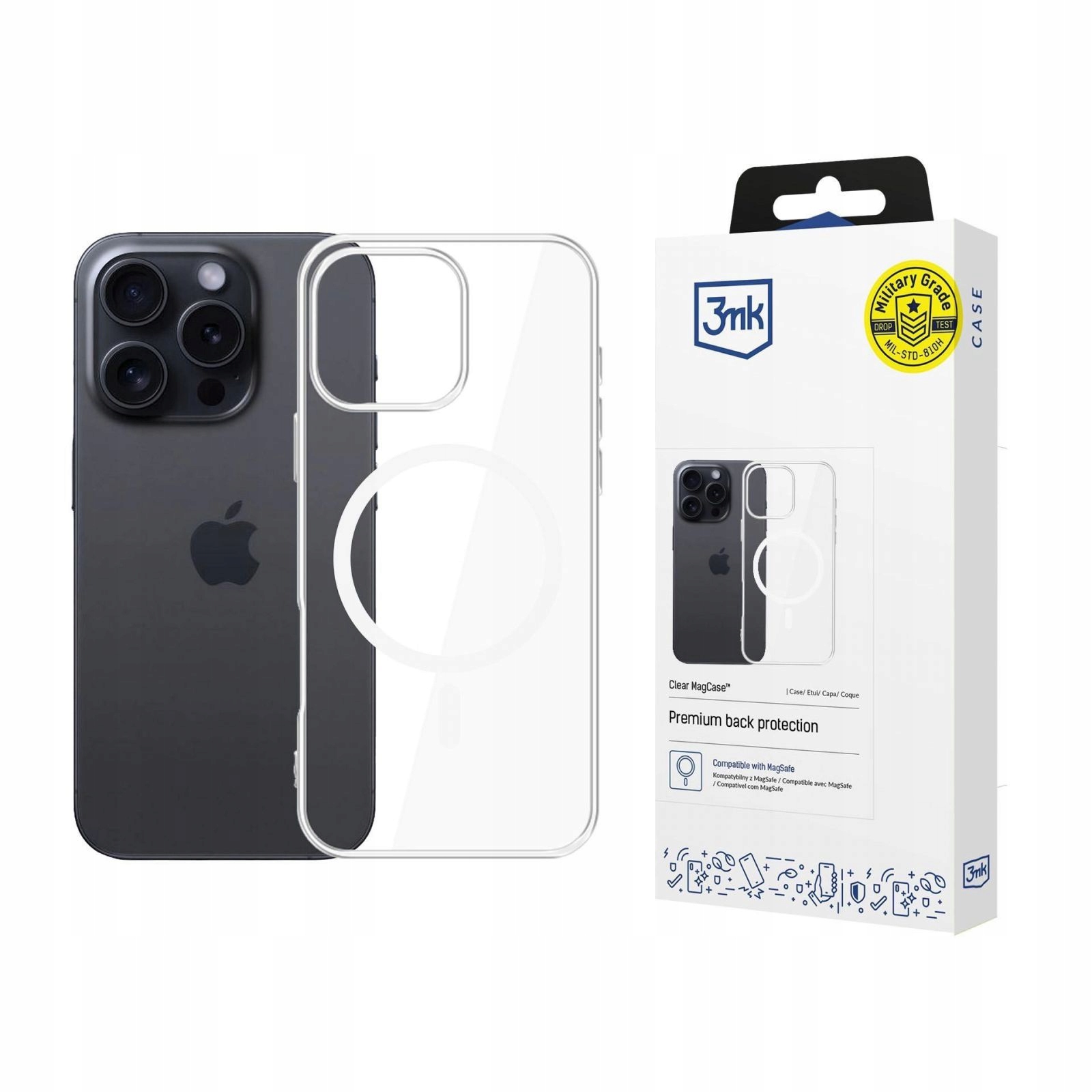 Etui Do Apple Iphone 16 Pro 3MK Clear Magcase