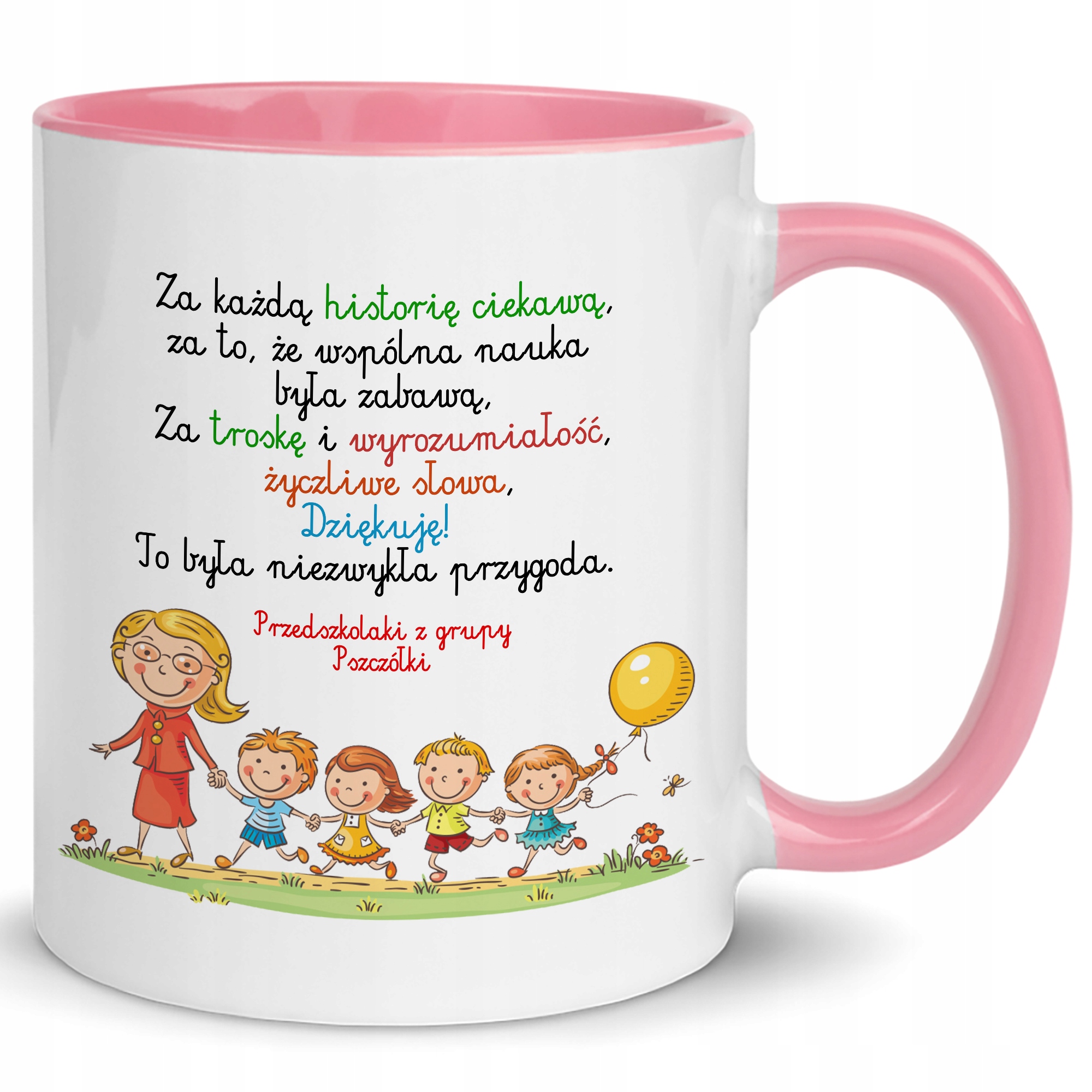 

Kubek dla Pani Przedszkolanki Własne Imię