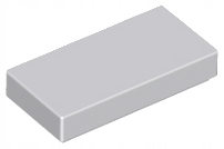 

Lego 3069b Tile Płytka 1x2 szara jasna Nowa (1g)