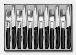 Zestaw sztućców 12 elementów czarny Swiss Classic 6.7233.12 Victorinox