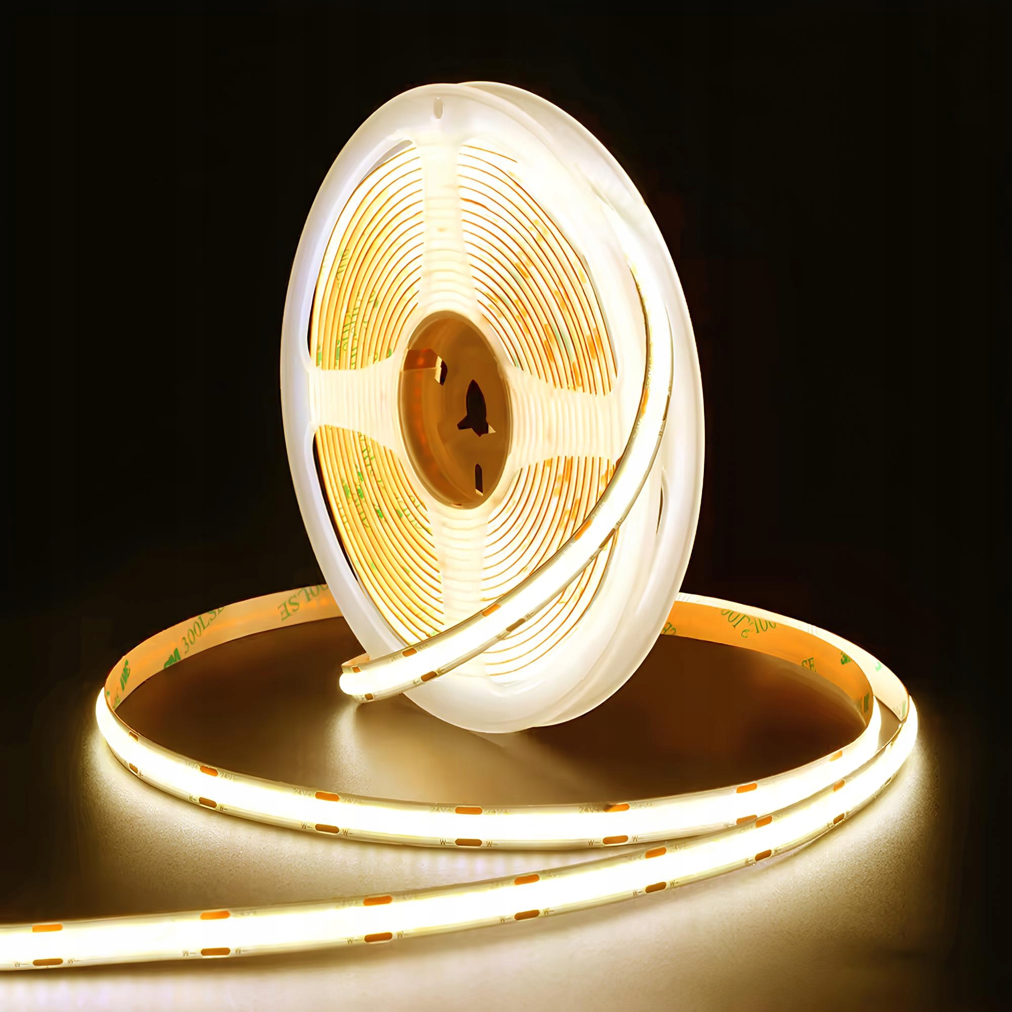 Taśma LED COB 12V 4000K biała neutralna 9,8W/m 320 LED/m 5m