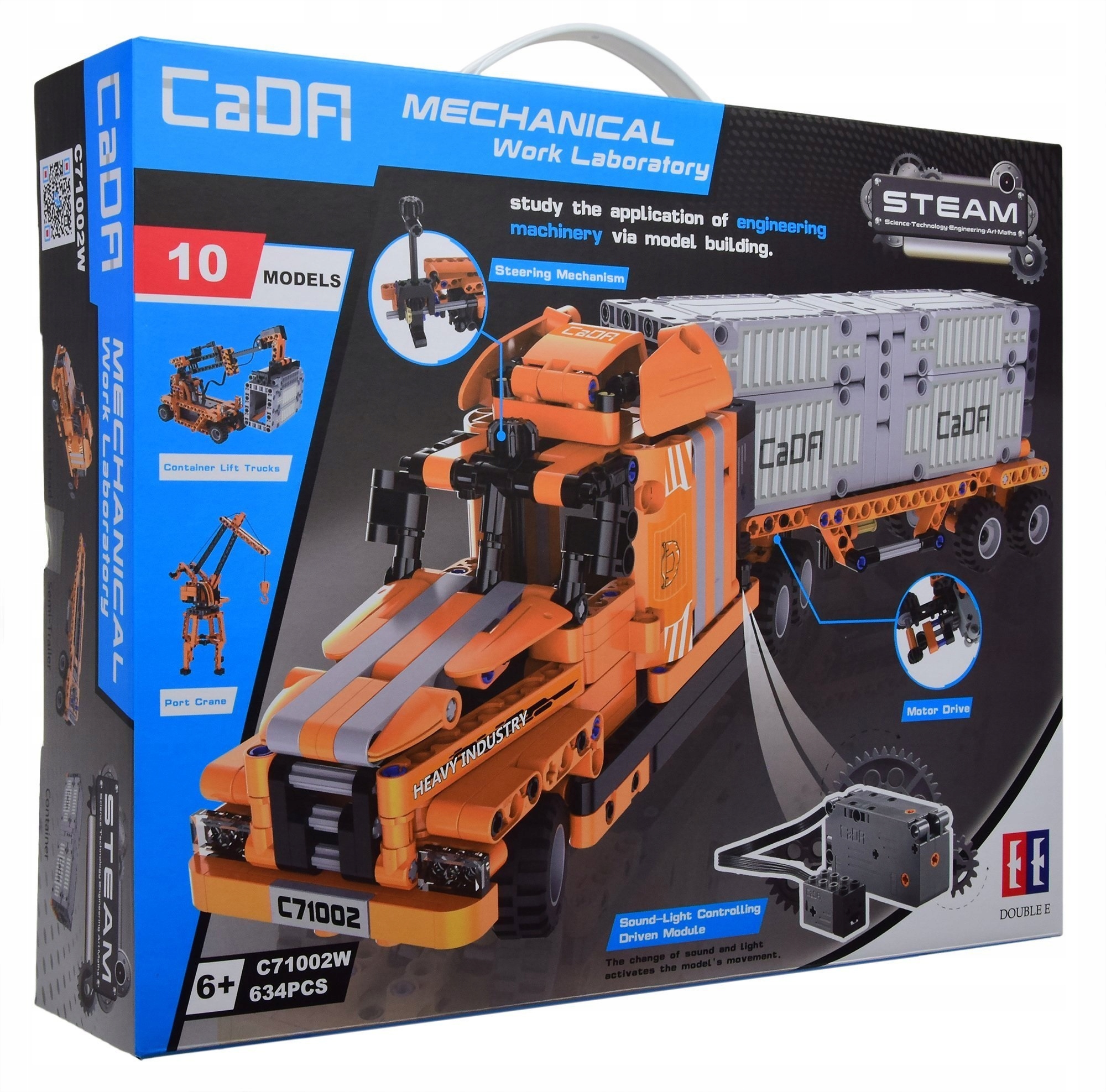

Klocki 634szt Technic tir dźwig widlak