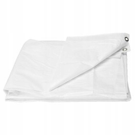 Plachta 5,2 x 7,1 m biela 90 g/m2 pokrývka na plachtu