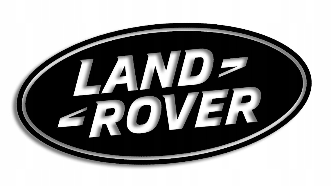 

Wycinana naklejka Land Rover czarna