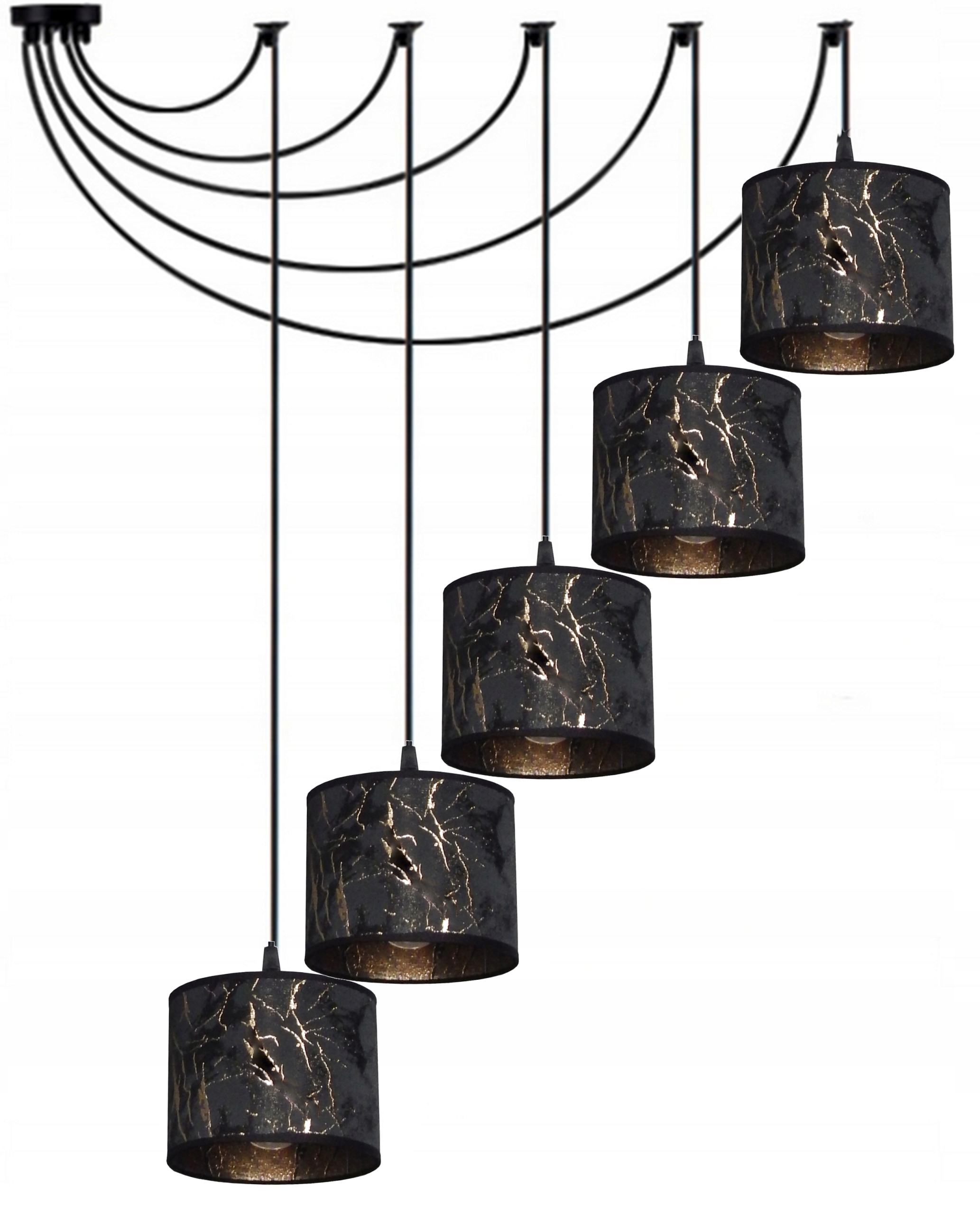 Luster Závesná Stropná Lampa Stropné Svietidlo Led Pavúk Tienidlo FI24 Do Obývačky