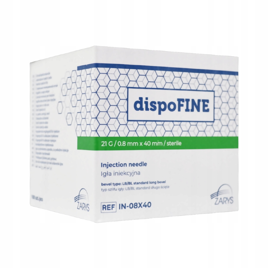 

dispoFine Igły iniekcyjne 21G 0,8x40mm op.100 szt.
