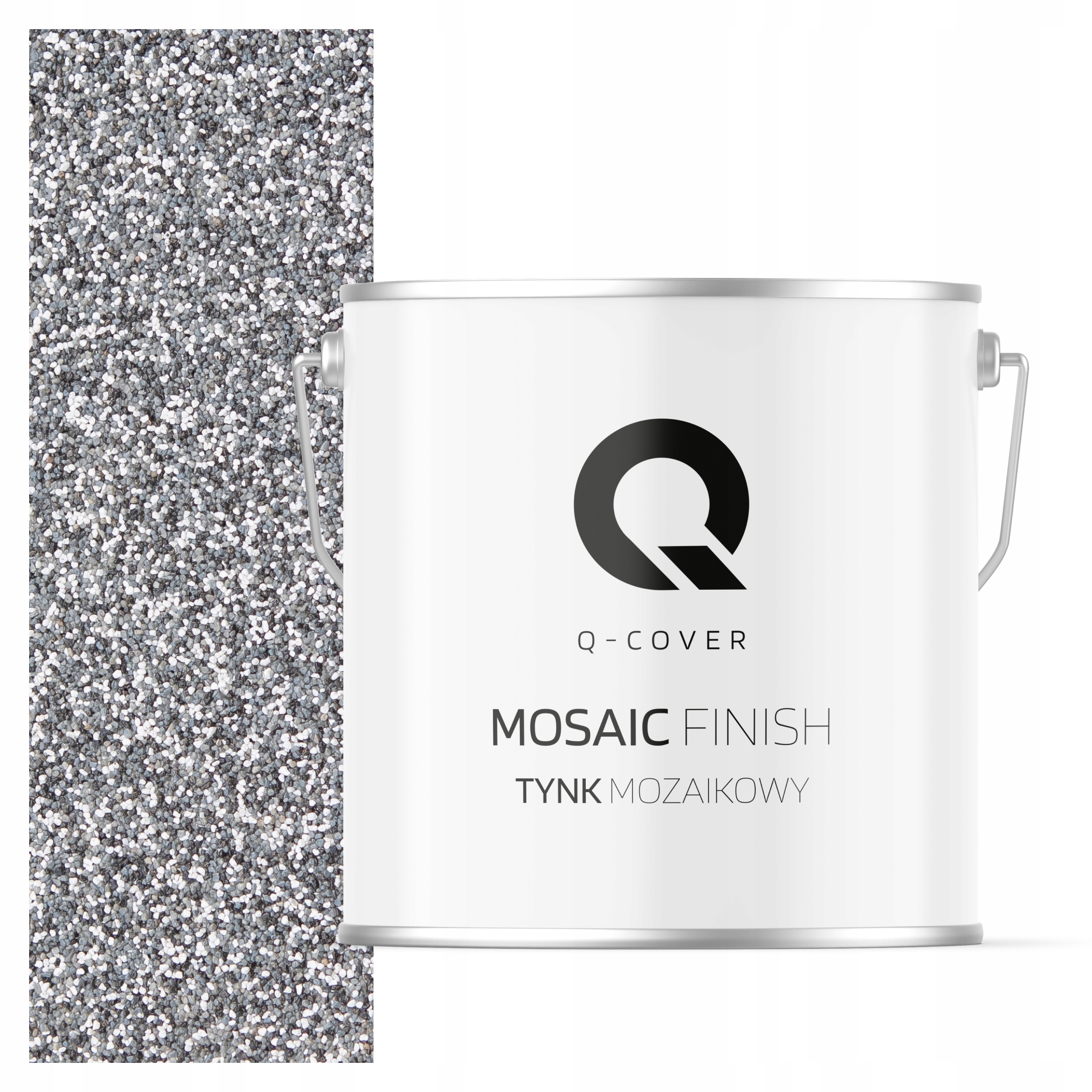 Mozaiková Omítka Mozaika 7KG Šedá M23 Ozdobná Pryskyřičná Fasáda Premium