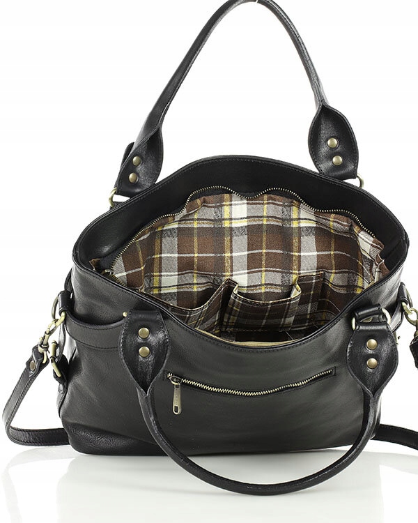 Torebka damska SKÓRZANA kuferek A4 Marco Mazzini Model 418c