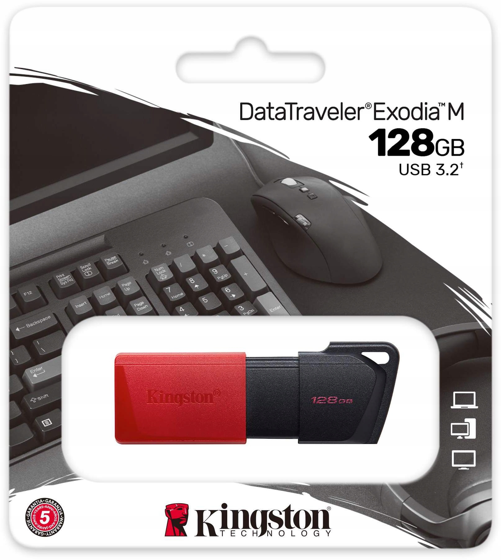 PENDRIVE DataTraveler Exodia M 128GB USB 3.2 Gen1