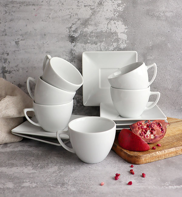 LUBIANA CLASSIC 6x FILIŻANKA 280 ML + SPODEK Marka Lubiana