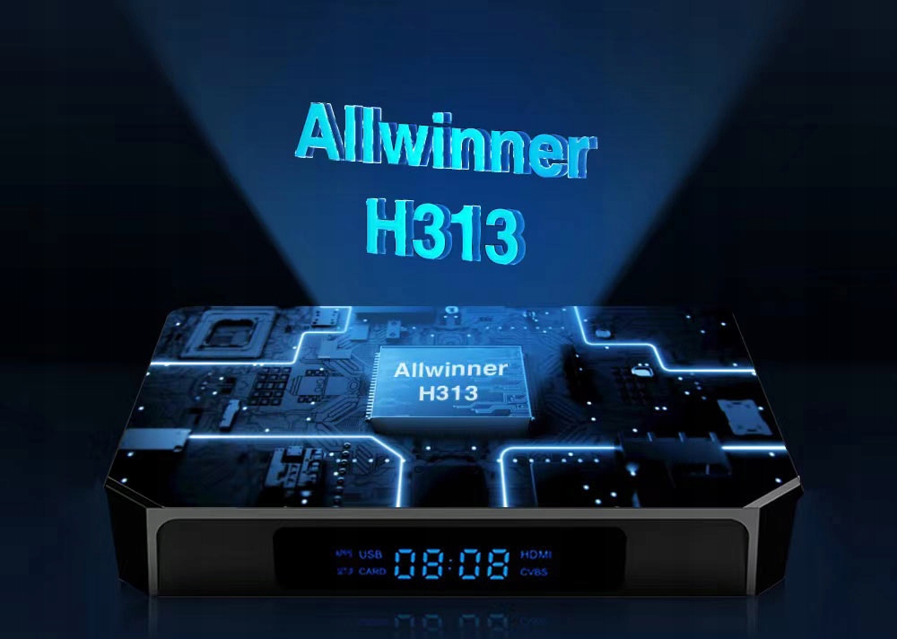 SMART BOX TV 4K WIFI Android 10 PRZYSTAWKA 2/16G Formaty obrazu SVCD