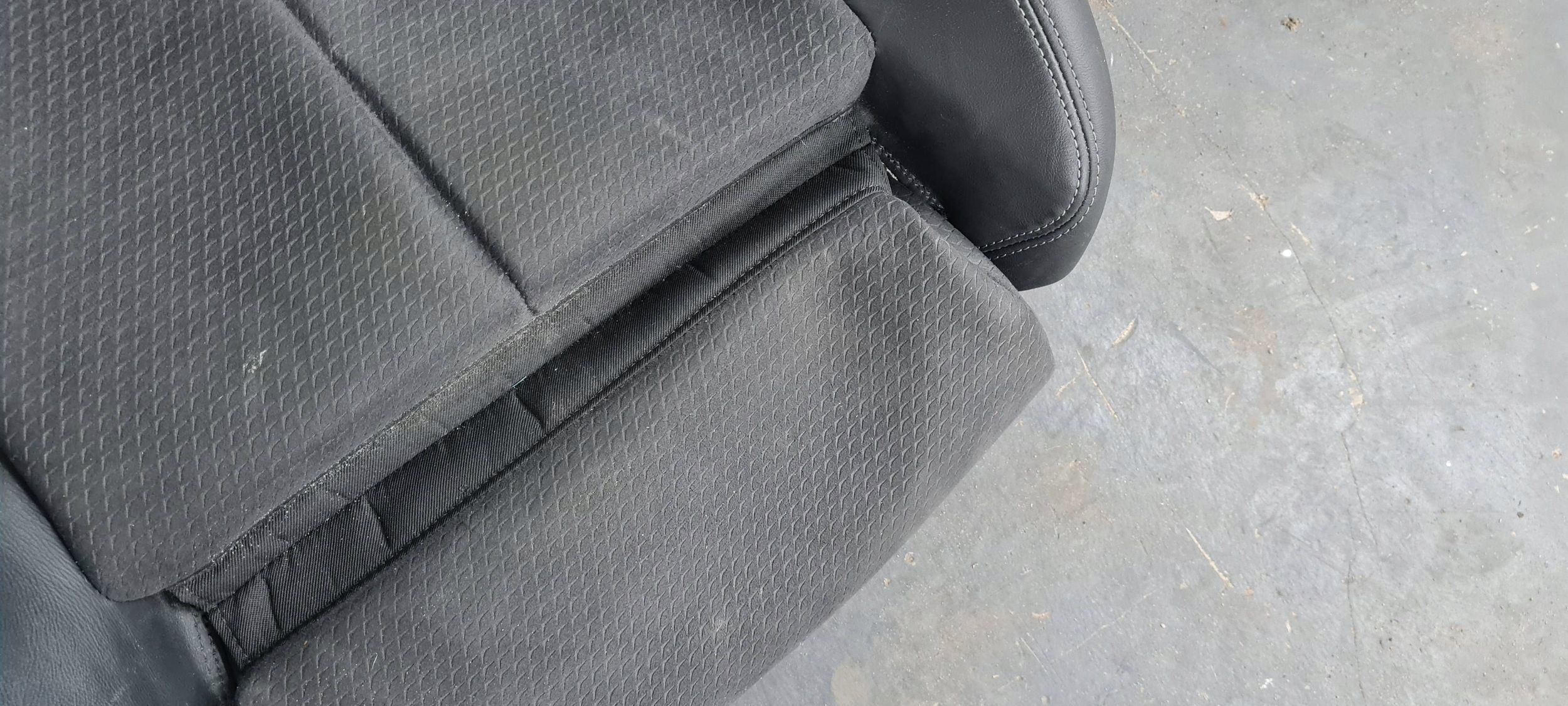 A6 C8 4K leather seat seat side SIEDZISKO right front SLINE ALCANTARA