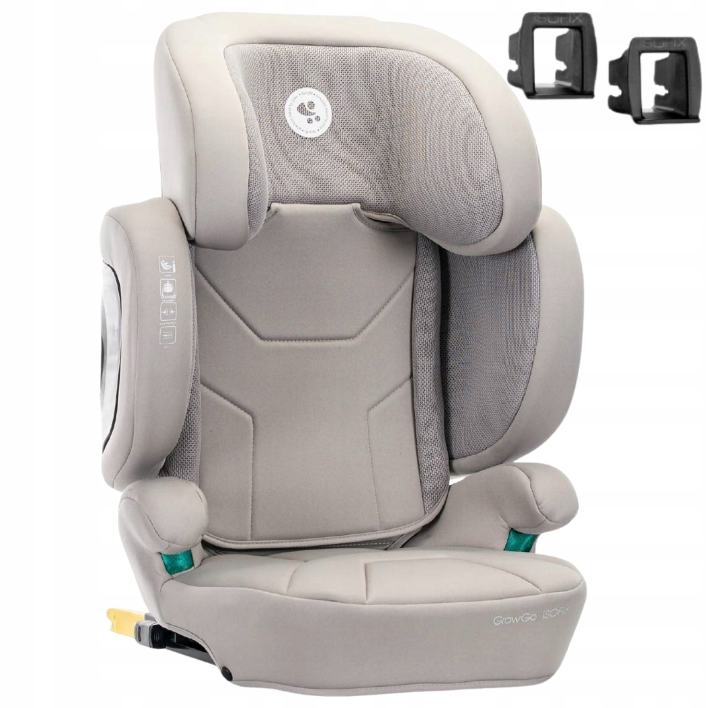 Fotelik samochodowy I-Size 15-36kg do 150cm składany Isofix Lorelli GrowGo