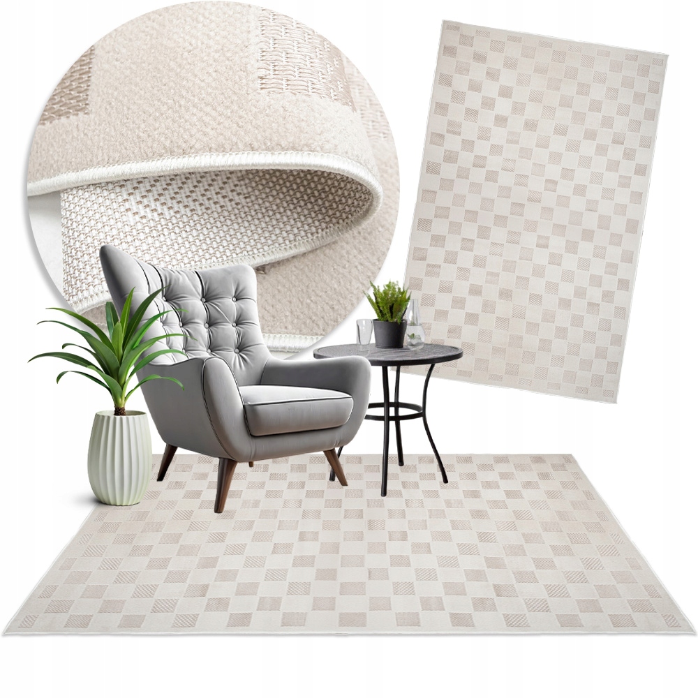 Koberec do obývacího pokoje ložnice Moderní koberec 133x190 Módní vzor Paloma #0113G