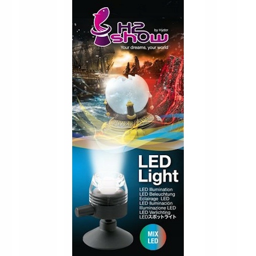 Levně Zelená Led barevná lampa Hydor H2Show