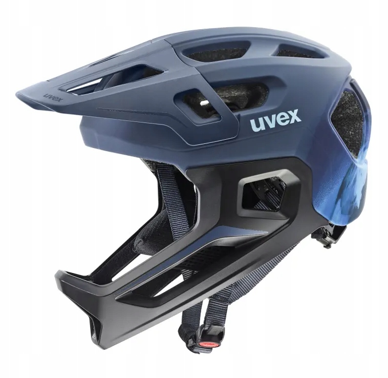 Uvex React jr. fullface Dusk Blue Matt 52-56cm