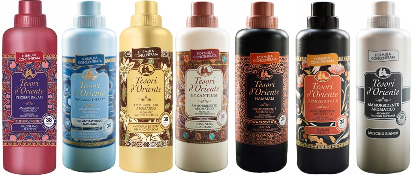 Levně Tesori d'Oriente Sada 7 x italský tekutá aviváž 760 ml Ptvbhjm