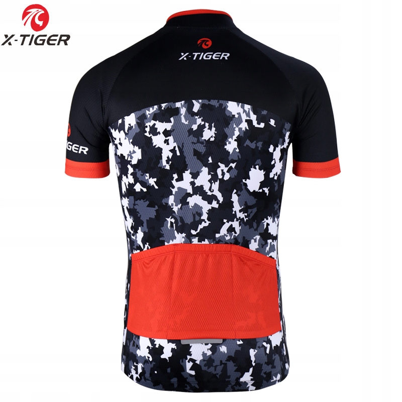 Koszulka Na Rower Wygodna Z Odblaskiem Odprowadzająca Wilgoć Ochrona UV XL Kod producenta TSH/MAN/B-M-XL