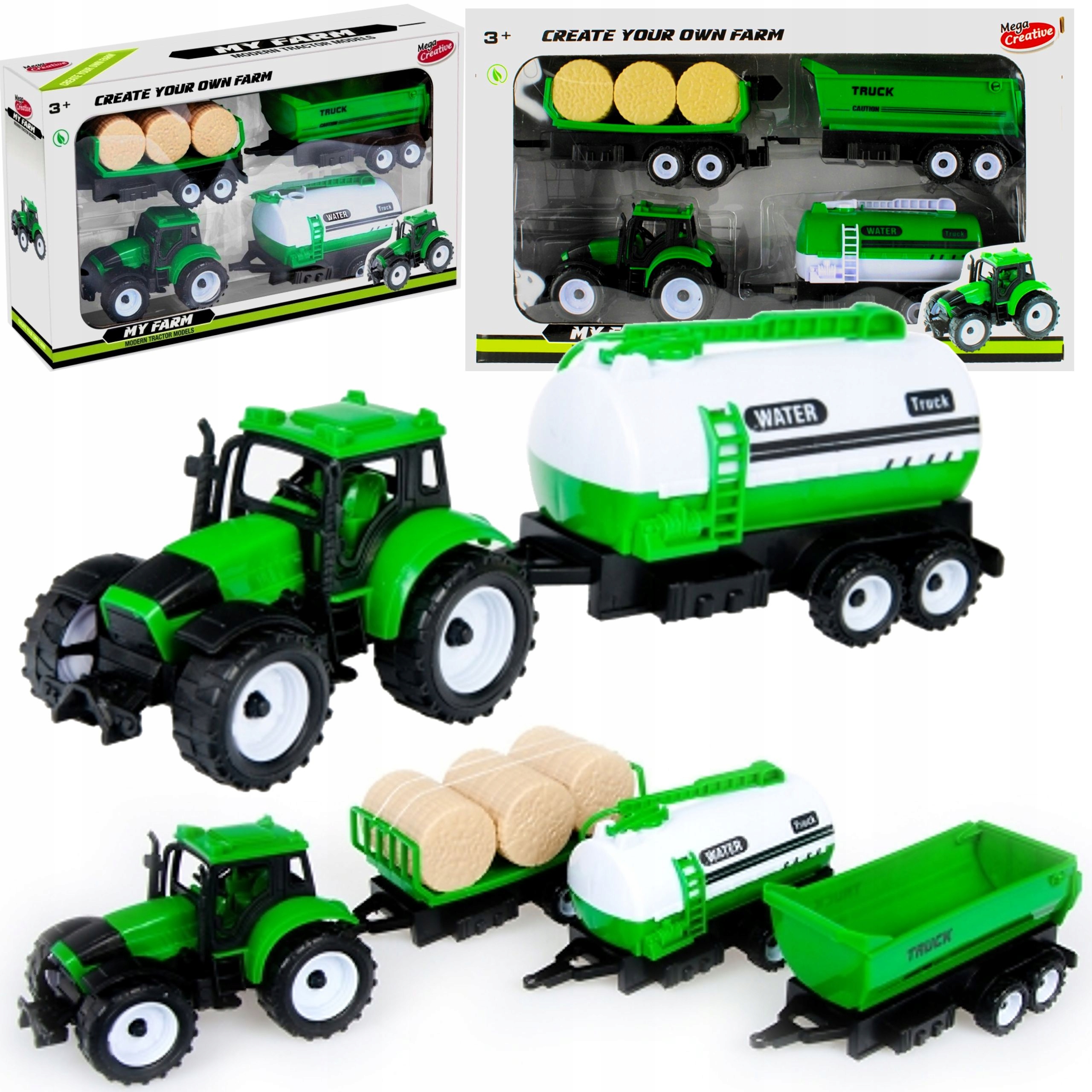 

Traktor 3 Rodzaje Przyczep Z Serii Moje Ranczo