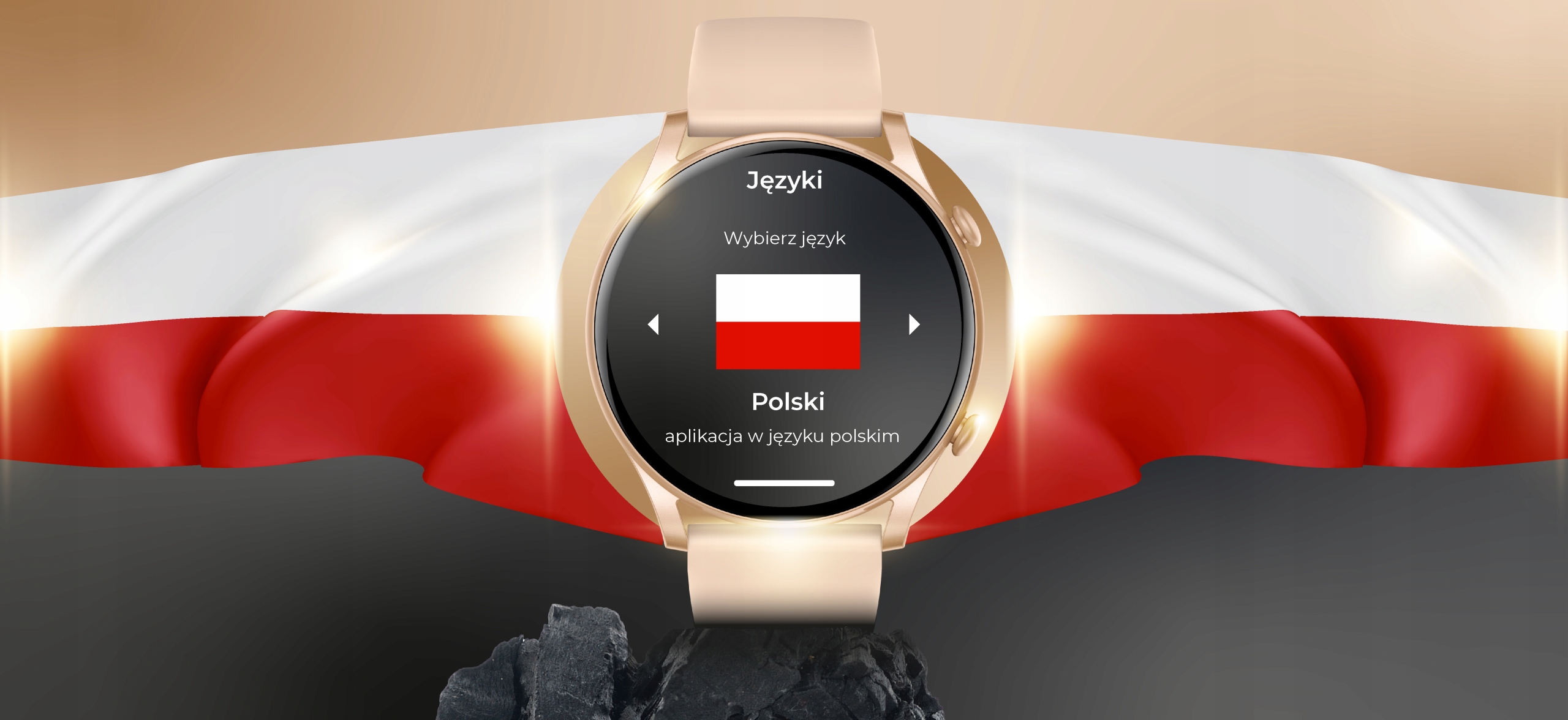SMARTWATCH ZEGAREK DAMSKI POLSKIE MENU ROZMOWY SPORT SMART WATCH 4 PASKI Materiał paska stal