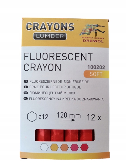 Lubryka kreda kredki kredka fluorescencyjna SOFT