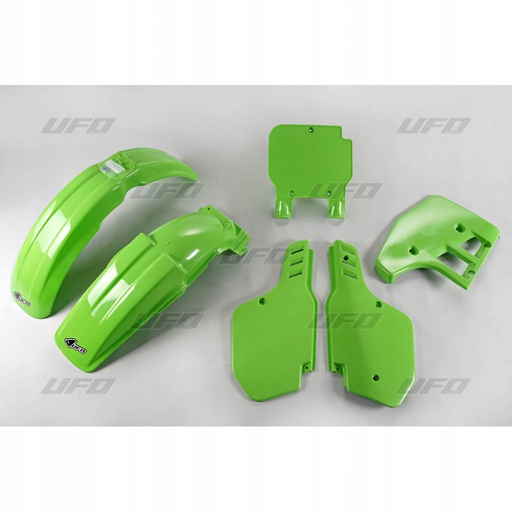 Ufo Sada Plastov Kawasaki Kx 125 '89, Farba Zelená