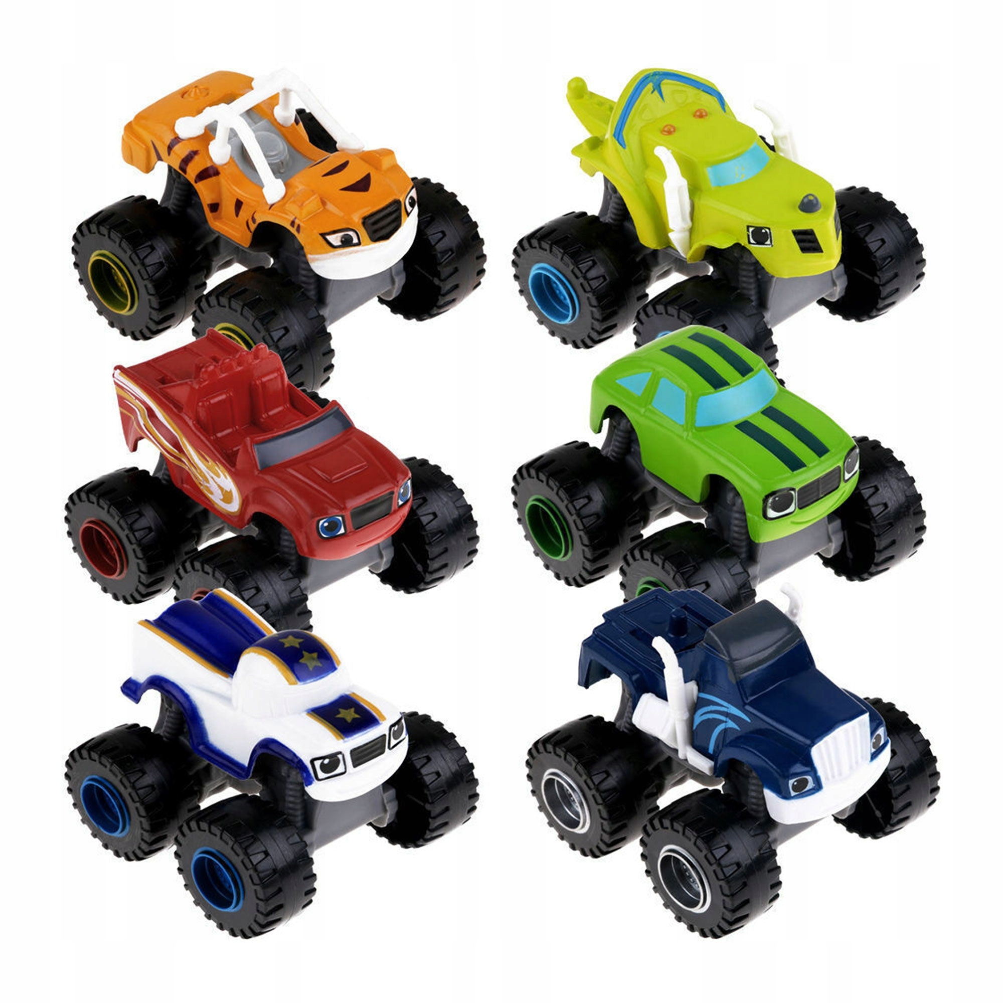 BLAZE И МЕГА-МАШИНЫ, 6 МАШИН С ПРИВОДОМ, НАБОР