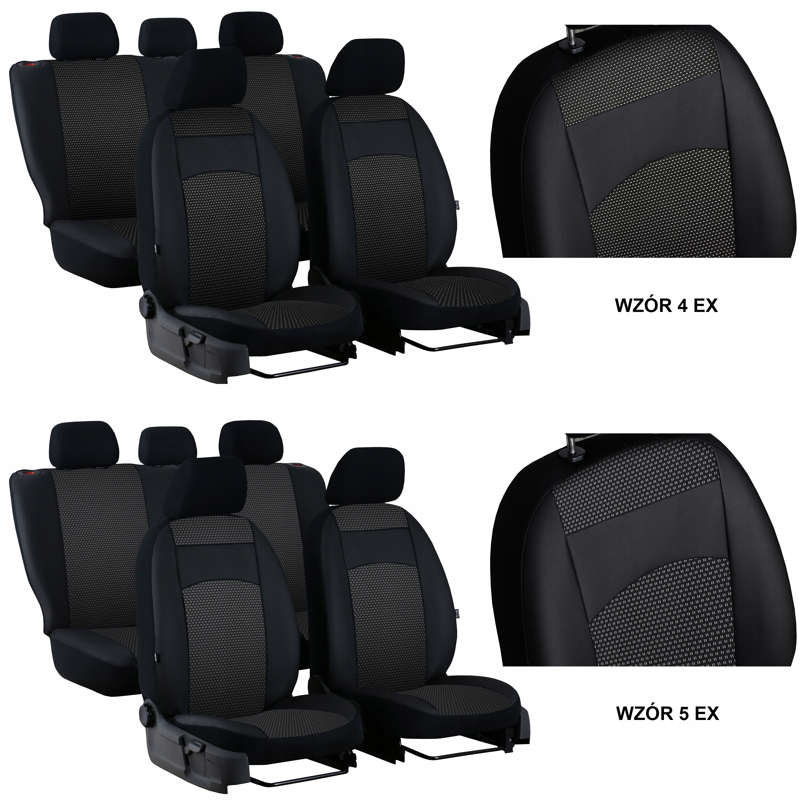 HONDA CR-V 4 SAMOCHODOWE POKROWCE MIAROWE SKÓRA Model Royal