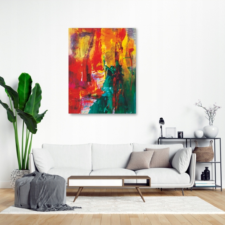 ABSTRAKCJA plakat obraz 21x30cm #183 Rodzaj bez ramy