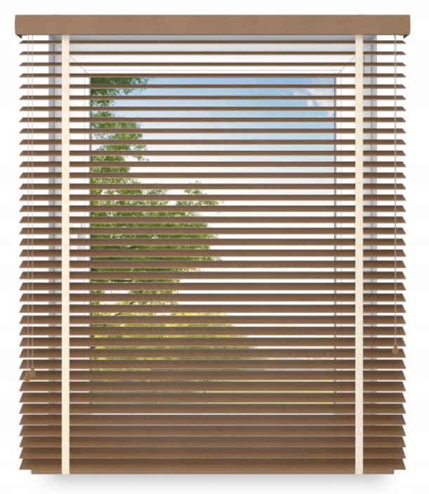 Drevená zaťahovacia žalúzia 60 x 180 cm na mieru