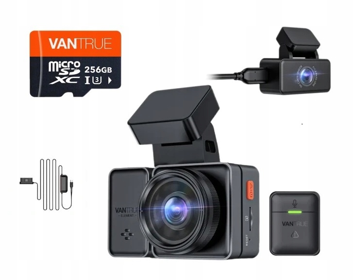 

Vantrue E2 Wifi Pilot Komendy +256GB +OBD2 adapter
