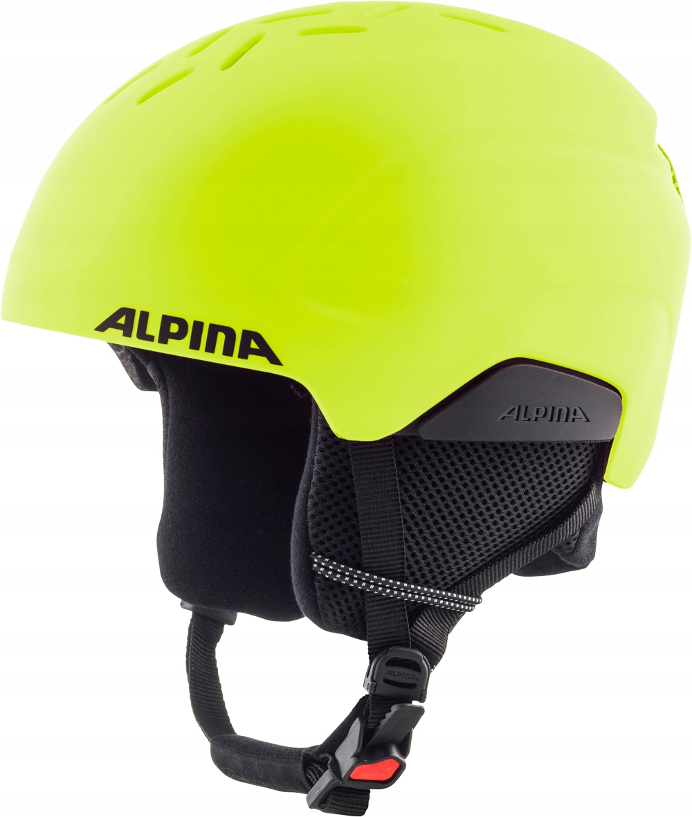 Lyžařská přilba na lyže Alpina Pizi žlutá neonově matná 51-55 cm