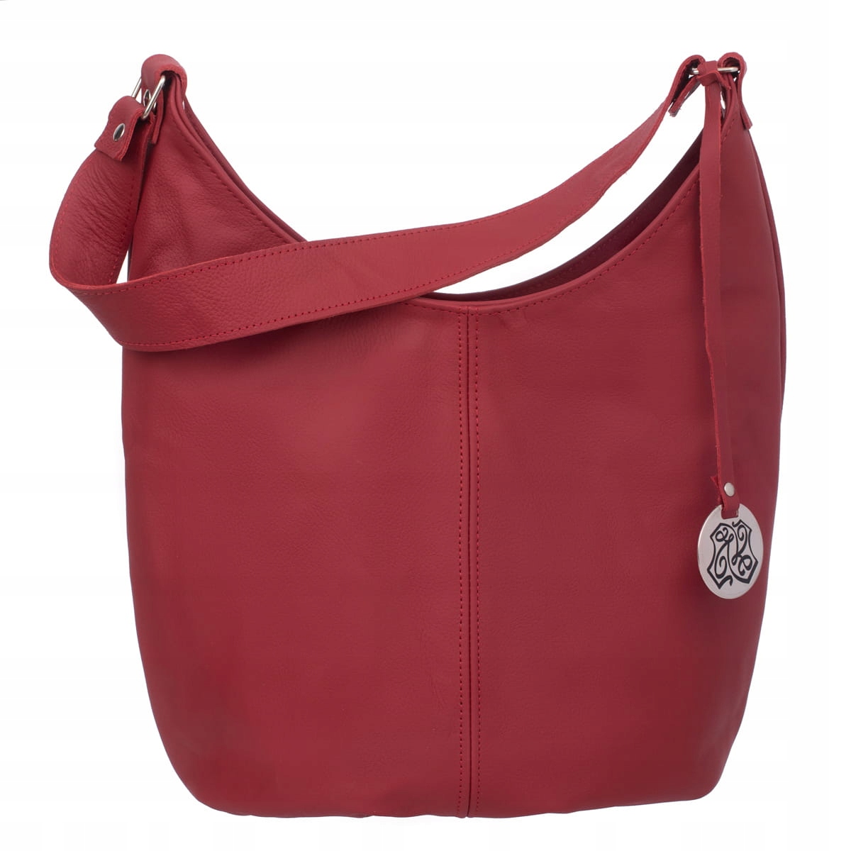 Dámská kožená kabelka Kaletnik Zátoka červená