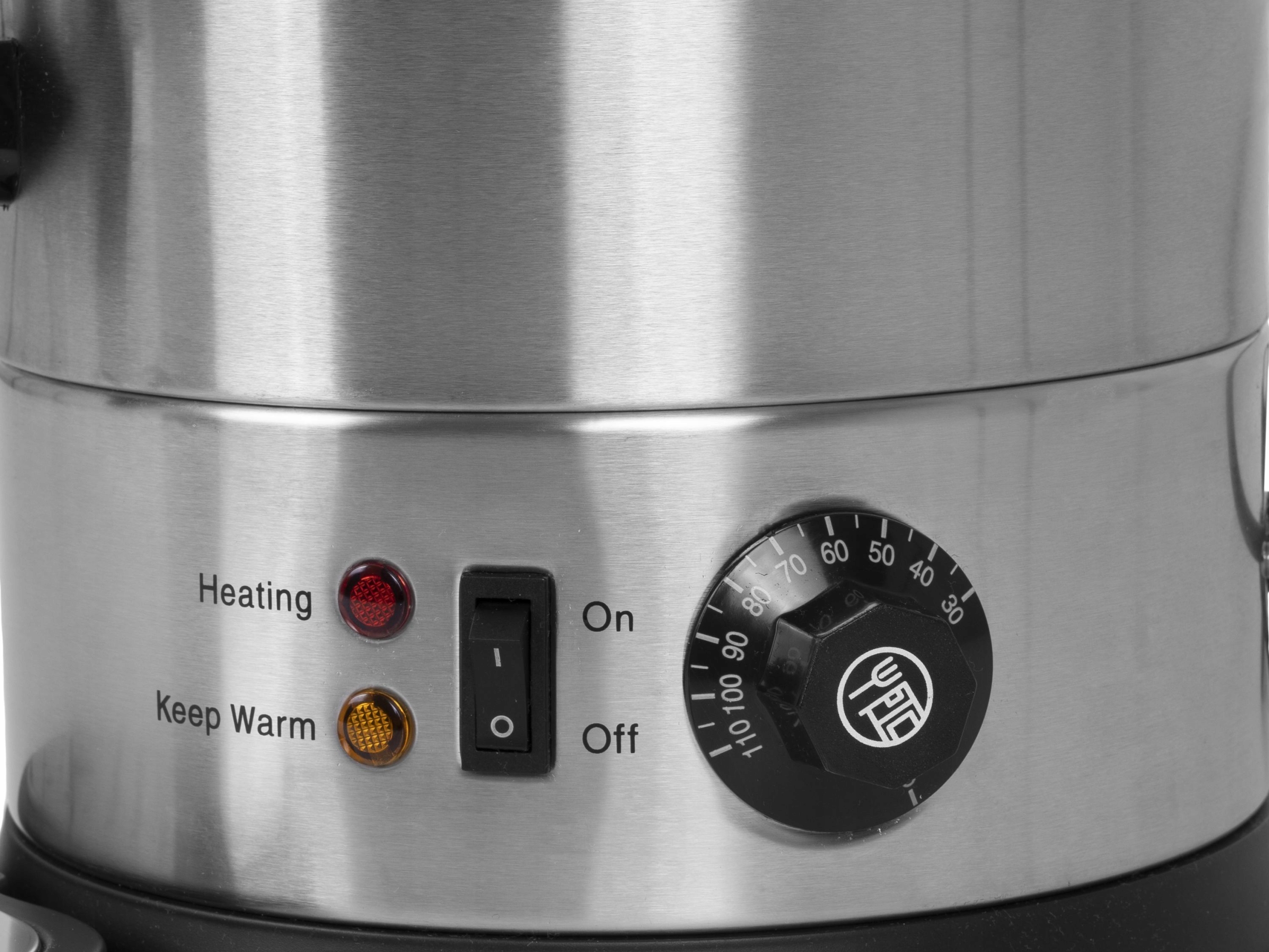 WARNIK PODGRZEWACZ ELEKTRYCZNY DO WODY 9.5 L Z TACKĄ OCIEKOWĄ TECHNICA Model Gold Line