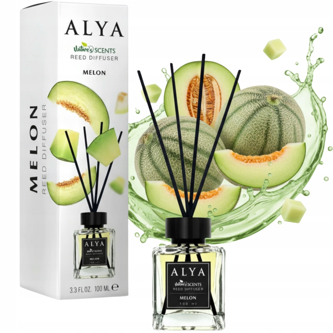 Levně 4x Alya Vonné tyčinky Melon 100 ml