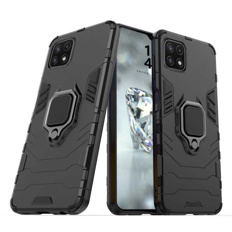 

Etui Do Samsung A22 5G Pancerne Case Holder +szkło