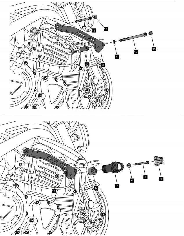 Crash pady PUIG Triumph Speed Triple 1200rs 21-22