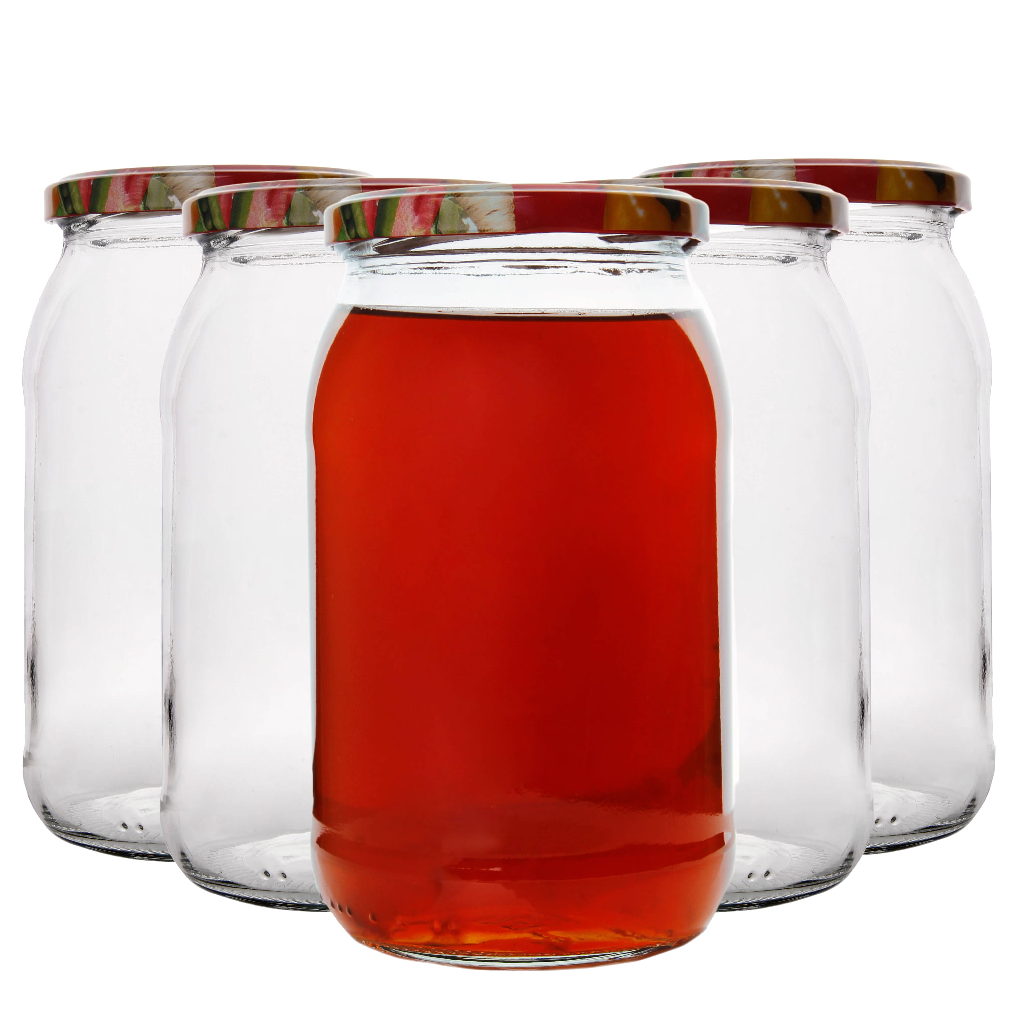

10x Słoik Szklany Standardowy Miód 900ml Wieczko