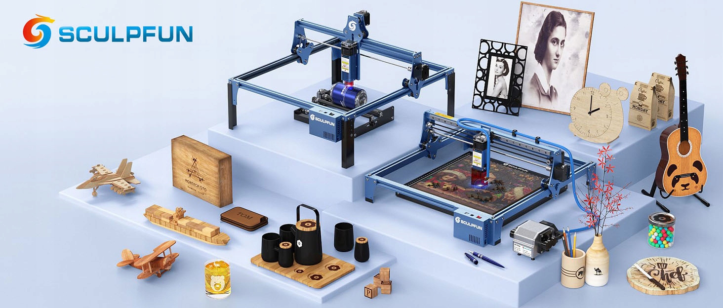SCULPFUN S10 DIY Grawerka laserowa Drukarki 3D Rodzaj inny