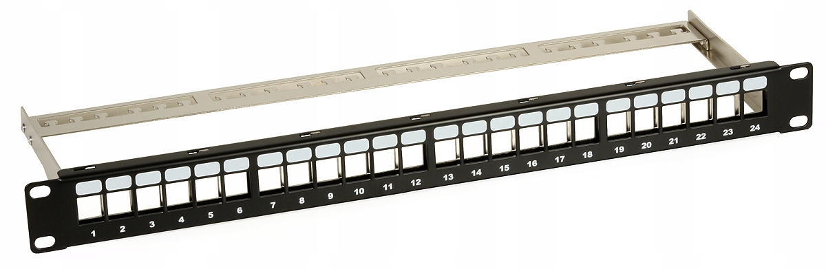 

Patch Panel Keystone PP-24/FX/C Rack 19 1U